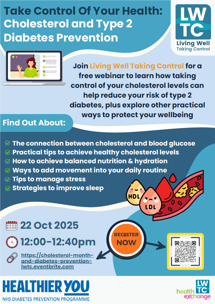 Living Well Cholesterol and T2D Prevention Vertical